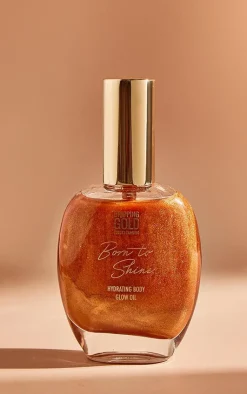 PrettyLittleThing Christmas Gifts*Dripping Gold Born to Shine Hydrating Body Glow Oil