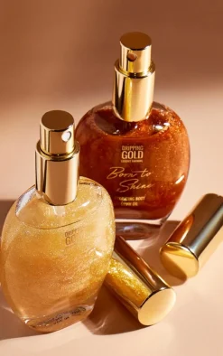 PrettyLittleThing Christmas Gifts*Dripping Gold Born to Shine Hydrating Body Glow Oil