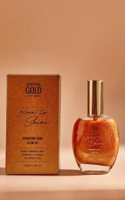 PrettyLittleThing Christmas Gifts*Dripping Gold Born to Shine Hydrating Body Glow Oil