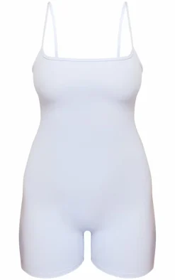PrettyLittleThing Unitards*Snatched Sculpt Strappy Square Neck Unitard