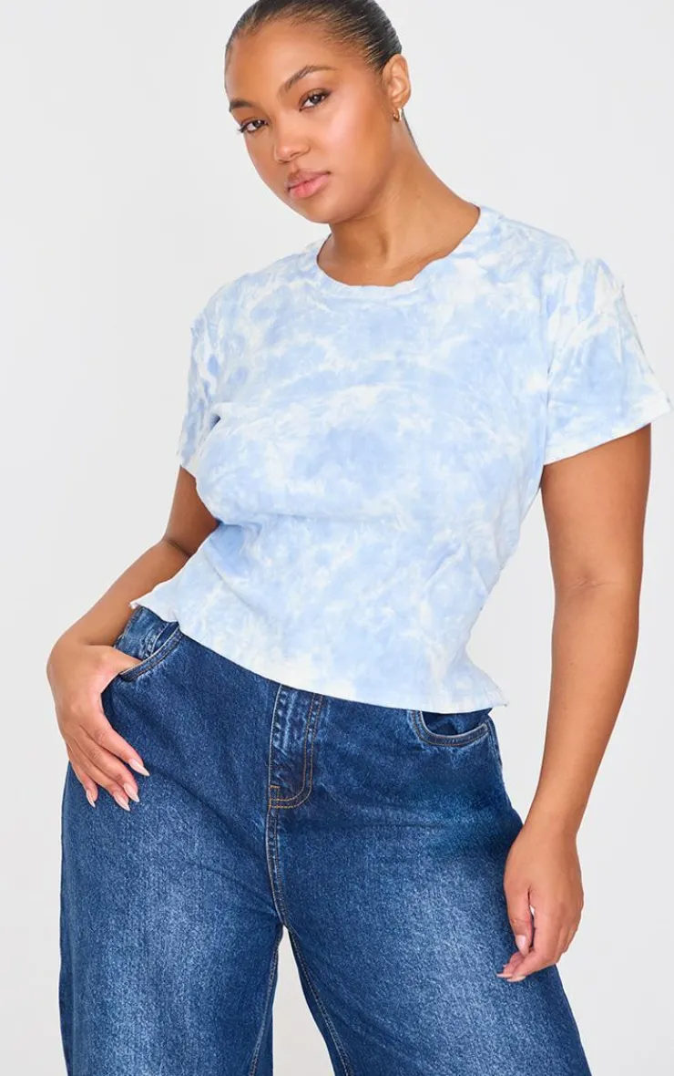PrettyLittleThing T-Shirts*Washed Rib Open Back T Shirt