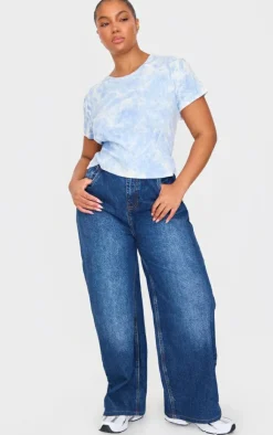 PrettyLittleThing T-Shirts*Washed Rib Open Back T Shirt