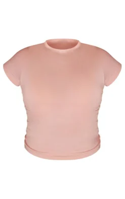 PrettyLittleThing T-Shirts*Cotton Short Sleeve Fitted T Shirt