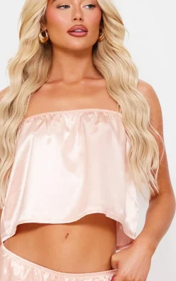 PrettyLittleThing Christmas Shop*Satin Cami And Short Pj Set