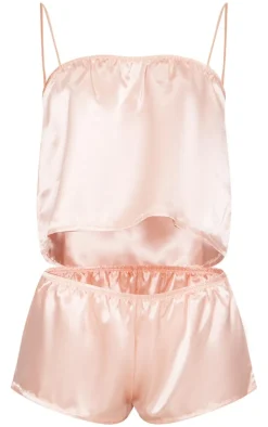 PrettyLittleThing Christmas Shop*Satin Cami And Short Pj Set