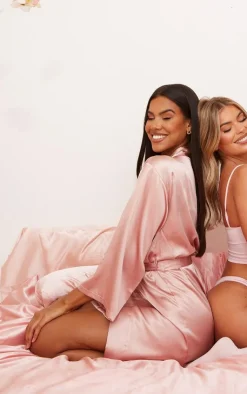 Satin Robe-PrettyLittleThing Outlet