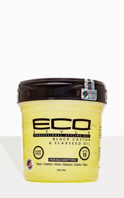 PrettyLittleThing Hair Care*Eco Style Black Castor & Flax Seed Hair Oil 473ml