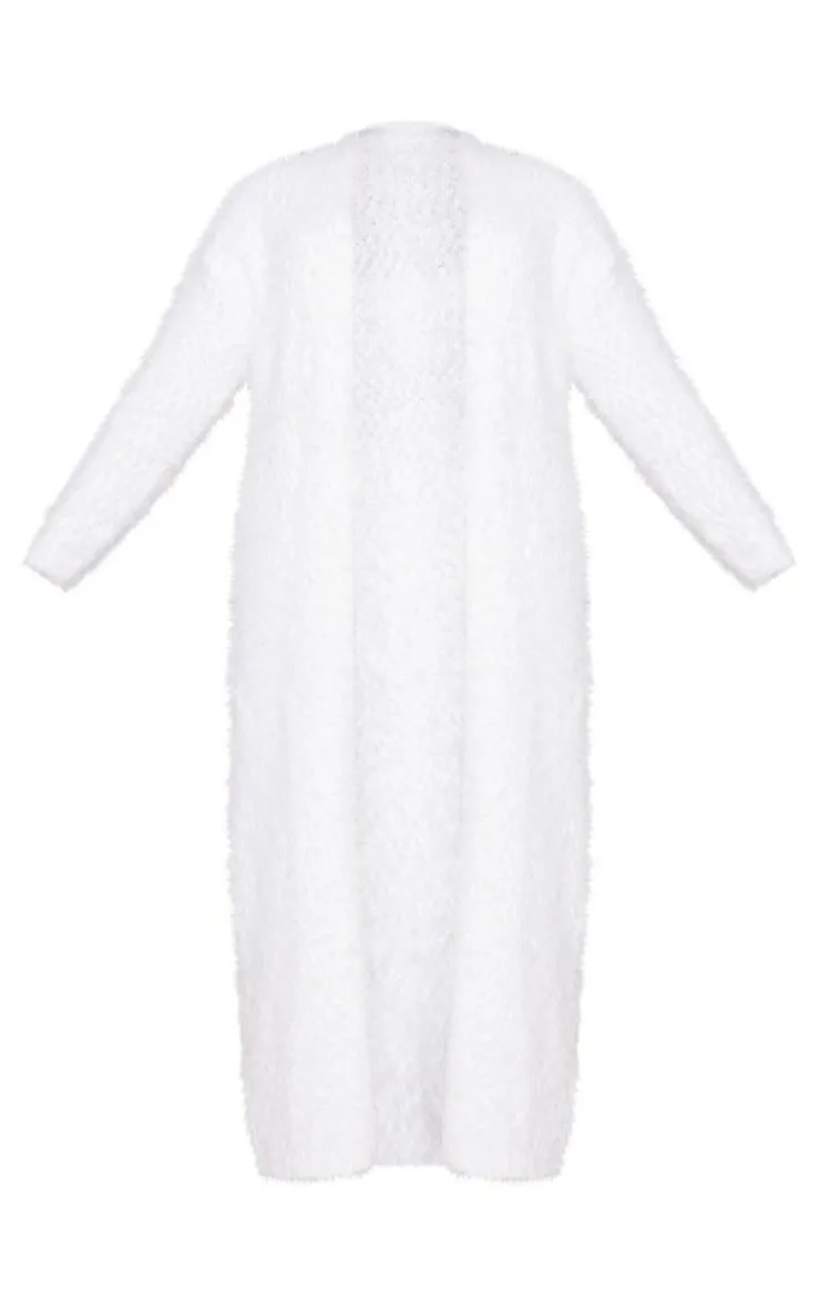 PrettyLittleThing Knitted Two Piece Sets*Eyelash Bobble Knit Maxi Cardigan