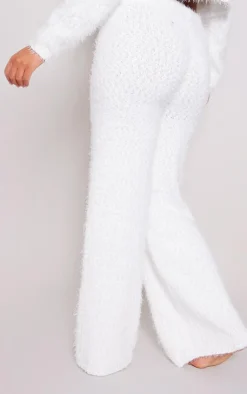 PrettyLittleThing Knitted Two Piece Sets*Eyelash Bobble Knit Wide Leg Pants