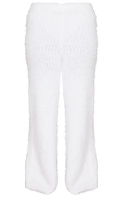 PrettyLittleThing Knitted Two Piece Sets*Eyelash Bobble Knit Wide Leg Pants