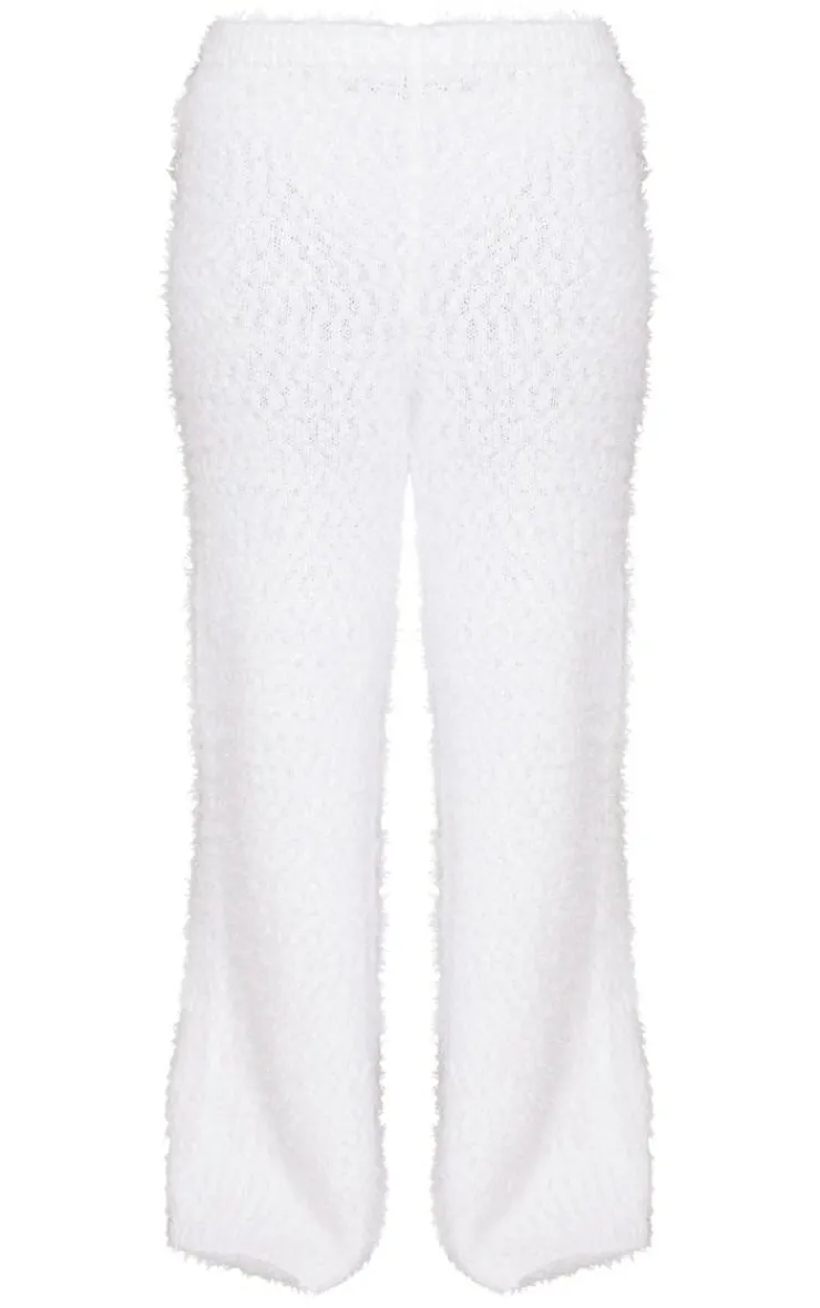 PrettyLittleThing Knitted Two Piece Sets*Eyelash Bobble Knit Wide Leg Pants