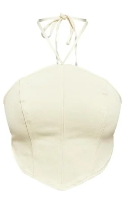 Hanky Hem Halterneck-PrettyLittleThing Online