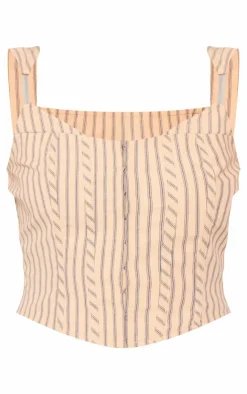 PrettyLittleThing Corsets*Striped Invisible Strap Detail Corset