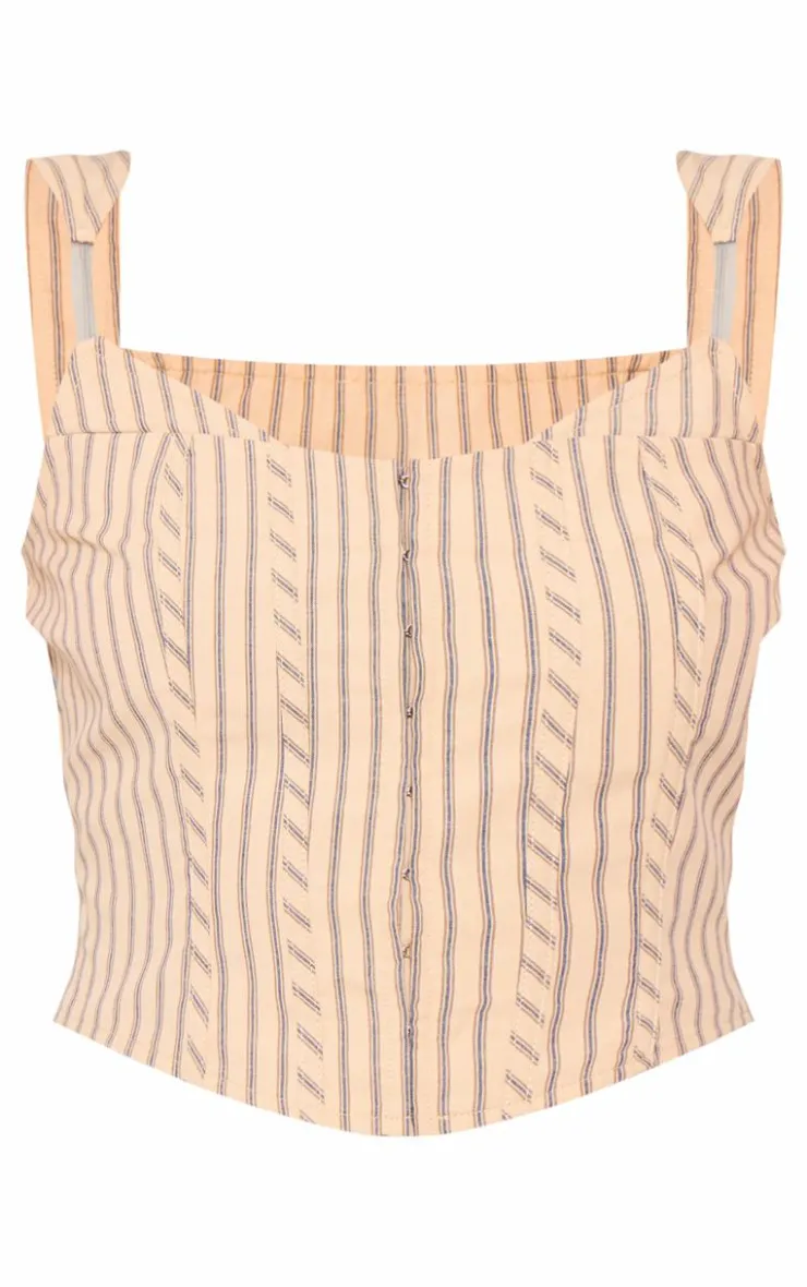 PrettyLittleThing Corsets*Striped Invisible Strap Detail Corset