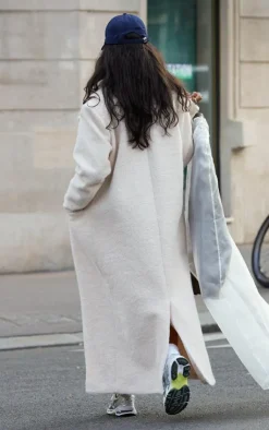 PrettyLittleThing Wool Coats*Wool Look Double Breasted Structured Maxi Coat