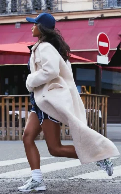 PrettyLittleThing Wool Coats*Wool Look Double Breasted Structured Maxi Coat