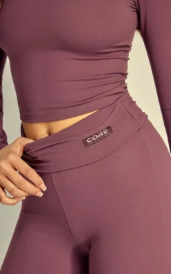 PrettyLittleThing Snatched*Core Collection Snatched Sculpt Foldover Pants