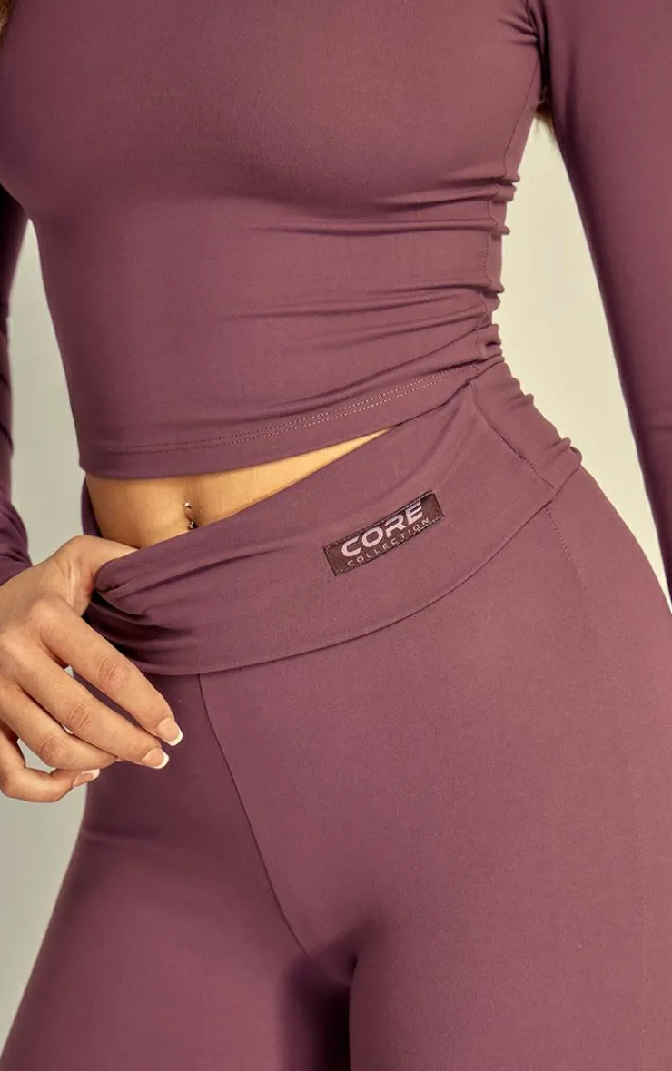 PrettyLittleThing Snatched*Core Collection Snatched Sculpt Foldover Pants