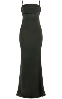 Corset Draped Strappy Bridesmaid Dress-PrettyLittleThing Outlet