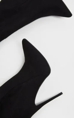 PrettyLittleThing High Heels*Emmi Faux Suede Extreme Thigh High Heeled Boots