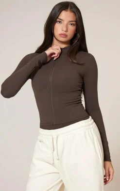 PrettyLittleThing Athletic Jackets*Basic Sculpt Jacket