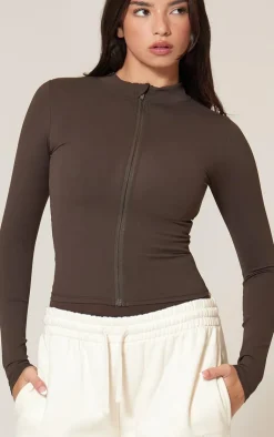 PrettyLittleThing Athletic Jackets*Basic Sculpt Jacket
