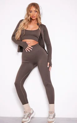 PrettyLittleThing Athletic Jackets*Basic Seamless Jacket