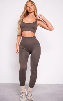 PrettyLittleThing Sports Bras*Basic Seamless Padded Sports Bra