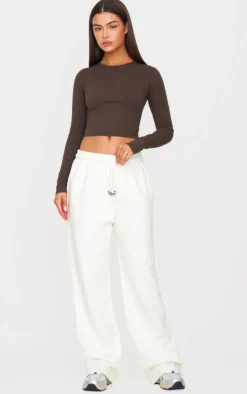 PrettyLittleThing Workout Tops*Sculpt Long Sleeve Crop Gym Top
