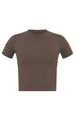 PrettyLittleThing Workout Tops*Sculpt Longline Short Sleeve Gym Top