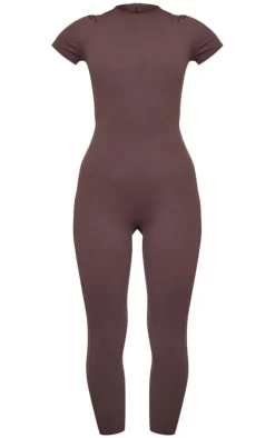 PrettyLittleThing Gym Wear*Sculpt Short Sleeved Unitard