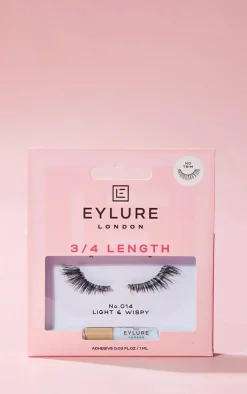 PrettyLittleThing False Eyelashes*Eylure Light & Wispy 014 3/4 Length Lashes