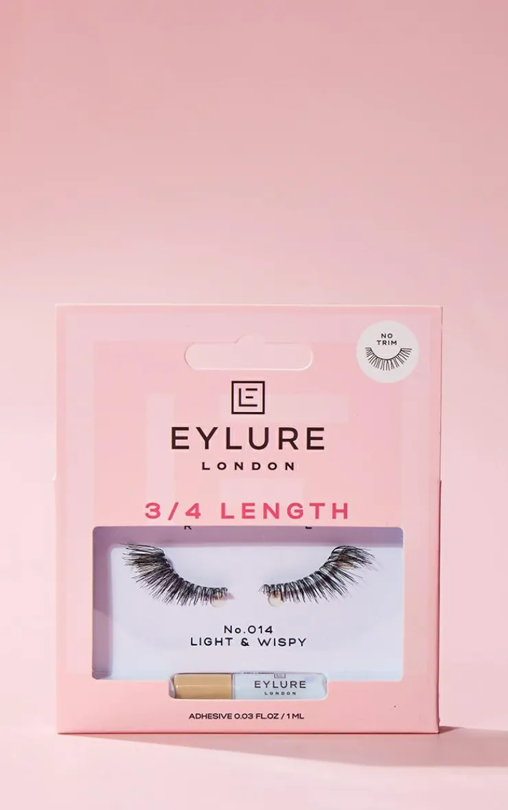 PrettyLittleThing False Eyelashes*Eylure Light & Wispy 014 3/4 Length Lashes