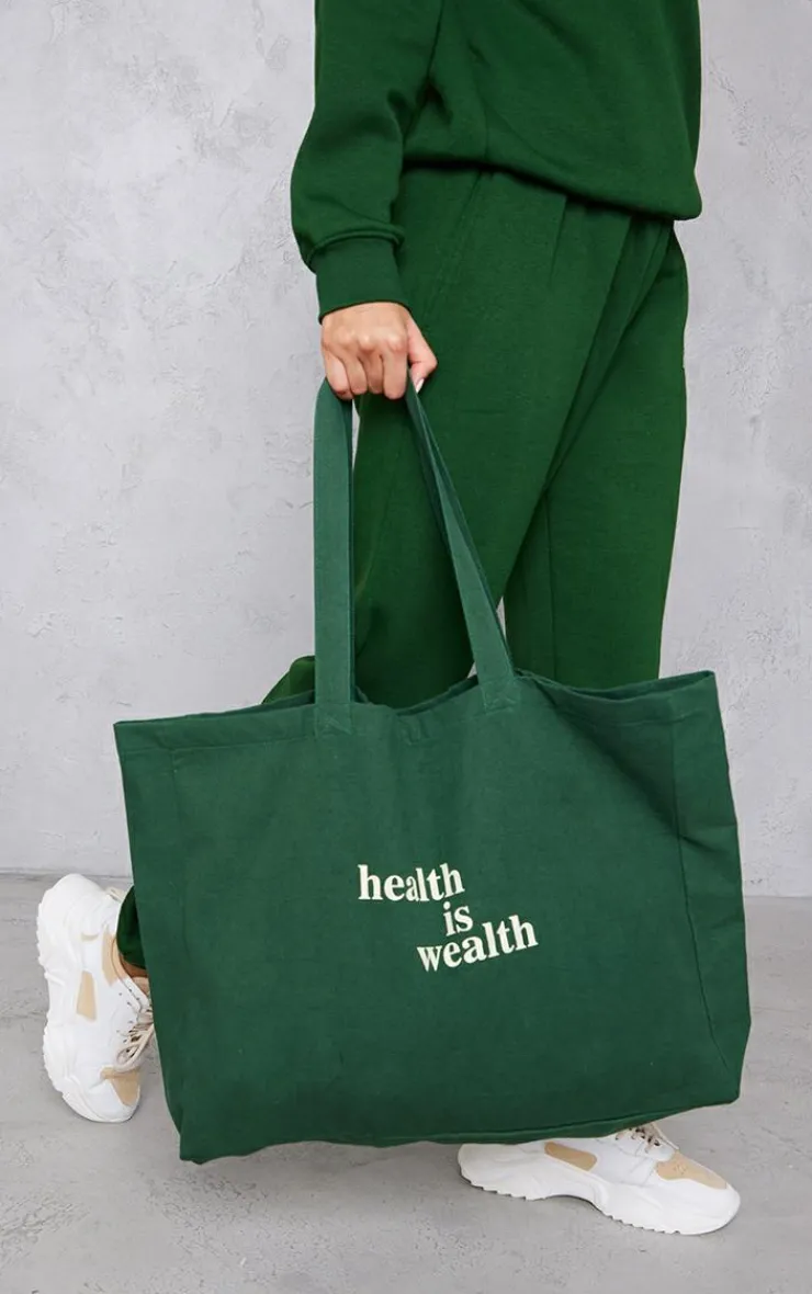 PrettyLittleThing Shoppers*Graphic Oversized Tote Bag