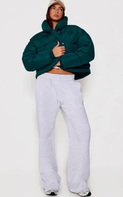 PrettyLittleThing Puffer Jackets*Quilted Asymmetric High Neck Puffer Jacket