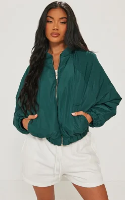 PrettyLittleThing Puffer Jackets*Zip Up Puffer Bomber Jacket