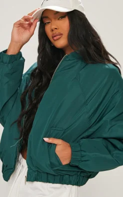 PrettyLittleThing Puffer Jackets*Zip Up Puffer Bomber Jacket
