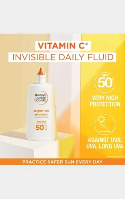 PrettyLittleThing Sun Care*Garnier Ambre Solaire Super Uv Vitamin C Daily Facial Fluid Spf50+