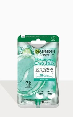 PrettyLittleThing Acids*Garnier Anti-Fatigue Hyaluronic Acid & Icy Cucumber Cryo Jelly Eye Patches