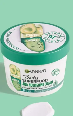 PrettyLittleThing Bath & Body*Garnier Body Superfood Nourishing Body Cream With Avocado & Omega 6 380Ml