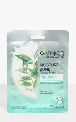 PrettyLittleThing Face Masks*Garnier Moisture Bomb Hydrating Tea Face Sheet Mask Combination Skin