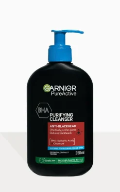 PrettyLittleThing Cleansers*Garnier Pure Active BHA & Charcoal Face Cleanser For Blemish Prone Skin
