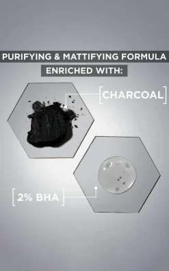 PrettyLittleThing Cleansers*Garnier Pure Active BHA & Charcoal Face Cleanser For Blemish Prone Skin