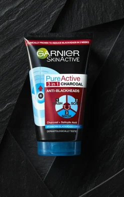 PrettyLittleThing Cleansers*Garnier Pure Active 3in1 head Mask-Wash-Scrub 150ml Face Cleanser