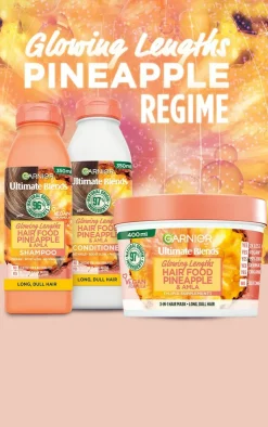PrettyLittleThing Hair Care*Garnier Ultimate Blends Glowing Lengths Pineapple & Amla Hair Food 3-in-1 Hair Mask Treatment 400ml