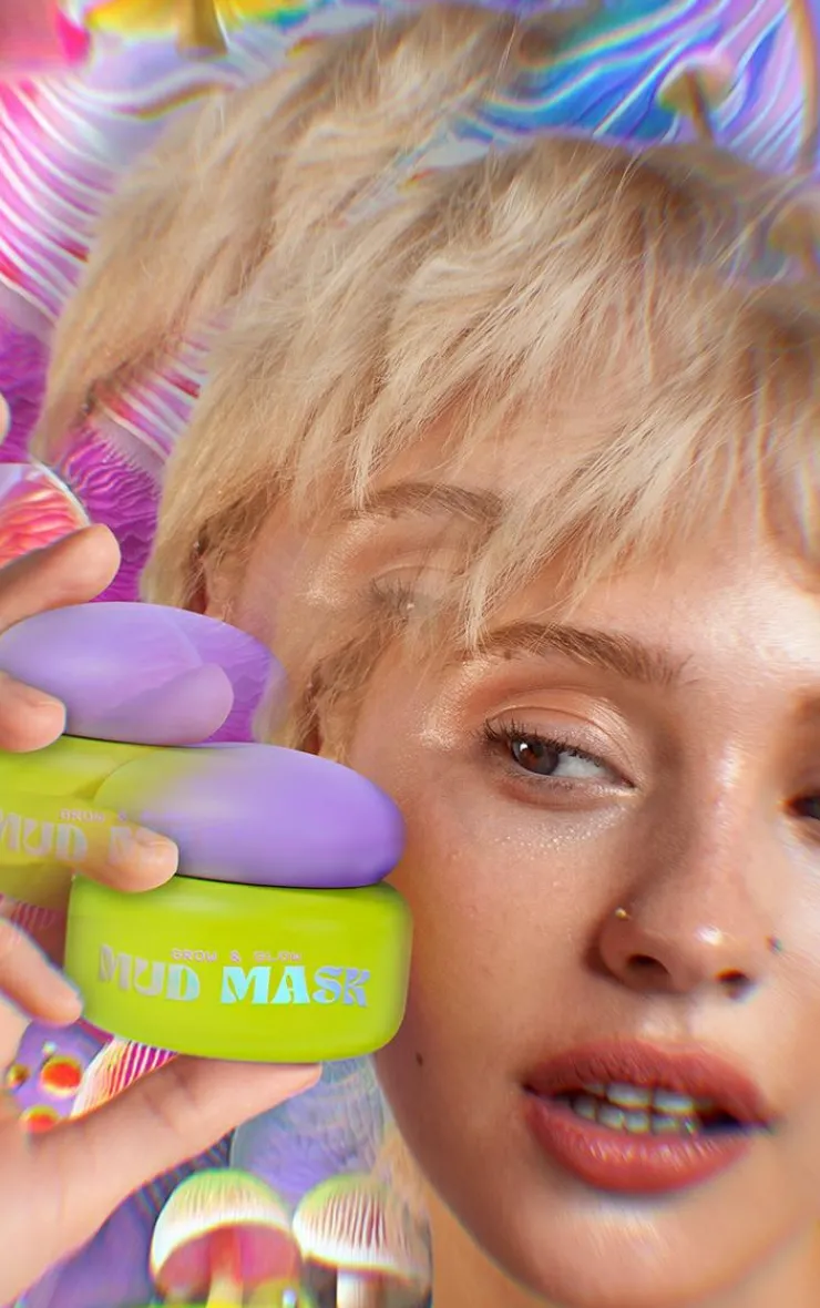 PrettyLittleThing Face Masks*Glow Hub Grow & Glow Mud Mask