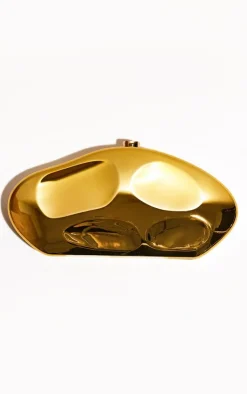 PrettyLittleThing Party Bags*Abstract Oval Hard Clutch Bag