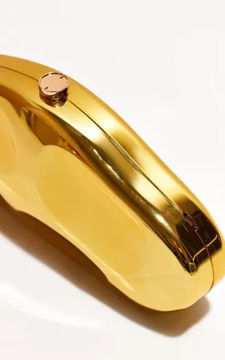 PrettyLittleThing Party Bags*Abstract Oval Hard Clutch Bag