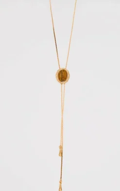 PrettyLittleThing Necklaces*Chain Jewel Pendant Long Necklace
