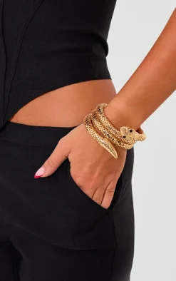PrettyLittleThing Bracelets*Chain Snake Wrap Around Bangle